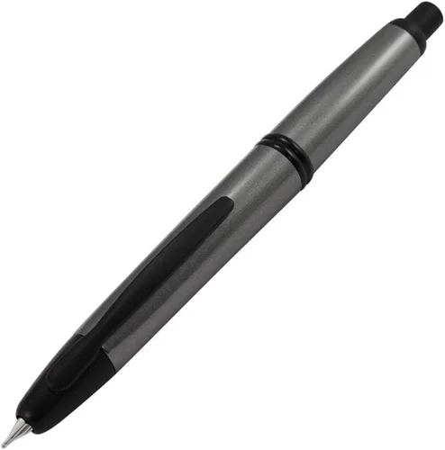 Miniatura 51 de PILOT Vanishing Point Collection - Pluma estilográfica retráctil, color azul carbonesco con detalles de rodio, tinta azul, punta fina (60149)
