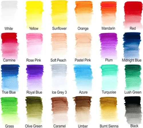 Miniatura 4 de Winsor & Newton Studio Collection - Lápices de artista, lápices de acuarela, juego de 24