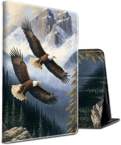 Miniatura 43 de Funda para tablet Fire 7 (12ª generación, versión 2022), delgada, a prueba de golpes, delgada, de piel sintética, con función de apagado/encendido
