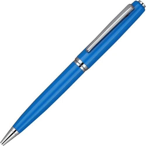 Miniatura 3 de Clara Twist Blue - Bolígrafo de punta media de 0.028 in, repuesto de tinta negra, nombre grabado gratuito en bolígrafo, promociona tu negocio