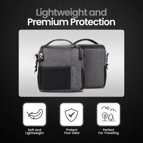 Miniatura 3 de Tamrac Tradewind 2.6 Bolsa para cámara para fotógrafos, funda para cámara para accesorios de fotografía, bolsa de hombro compacta para cámaras DSLR