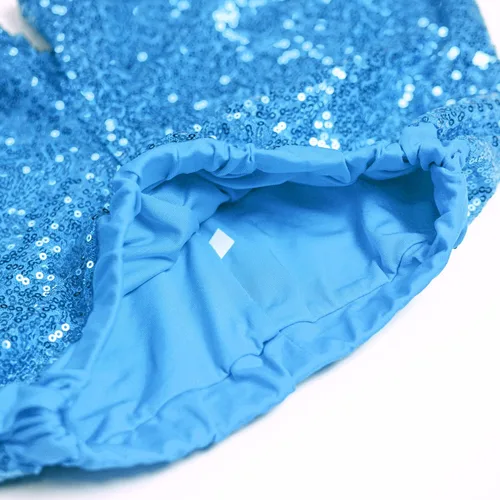 Miniatura 8 de LOLANTA Vestido de baile de lentejuelas para niñas de 4 a 12 años, traje de baile de hip hop, sin mangas y pantalones cortos