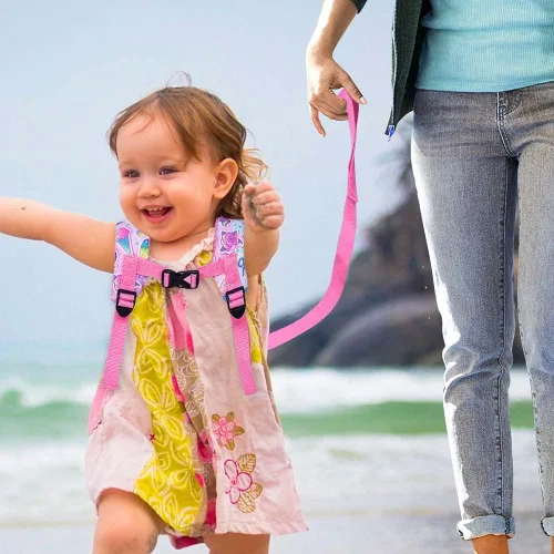 Miniatura 10 de gxtvo Mochila para niños pequeños, correa de seguridad de 9.5 pulgadas para niños y niñas, unicornio, mariposa, sirena, dinosaurio