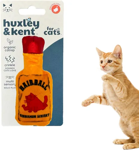 Miniatura 16 de Huxley & Kent Juguete de peluche para gatos, Toto's Pawdka, relleno de hierba gatera fuerte, juguete interactivo de felpa para gatitos y gatos