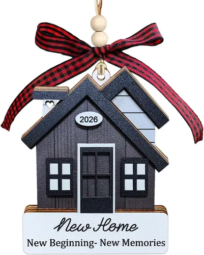 Miniatura 15 de Adornos de Navidad para gatos 2025, adorno divertido para árbol de Navidad, adornos únicos y lindos de madera para decoración - Regalos para amantes