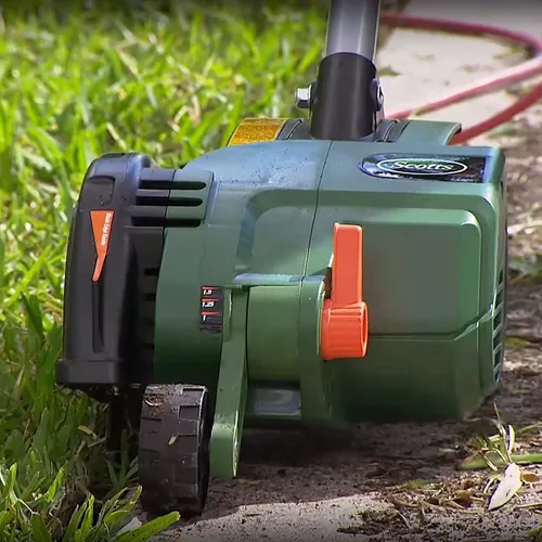 Miniatura 7 de Scotts Outdoor Power Tools ED70012S - Bordeadora de césped eléctrica con cable de 3 posiciones de 11 amperios, color verde
