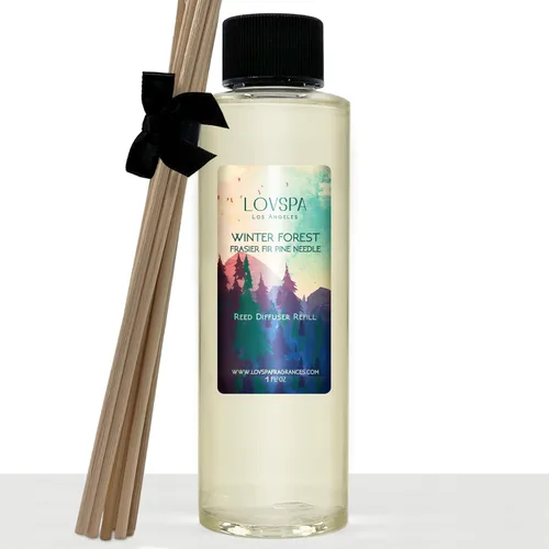 Miniatura 13 de Fraser Fir - Aceite Difusor de Pino Abeto, Aceites Esenciales Navideños para Recarga de Difusor y Spray Ambientador de Habitación - Fragancia Abeto