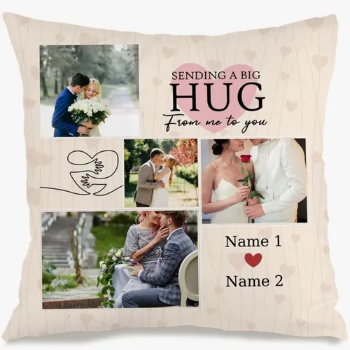 Miniatura 8 de One Photo Personalized Sofa Pillow Case with Custom Message enriching Your Home Style While Providing a Warm and Memorable Gift idea