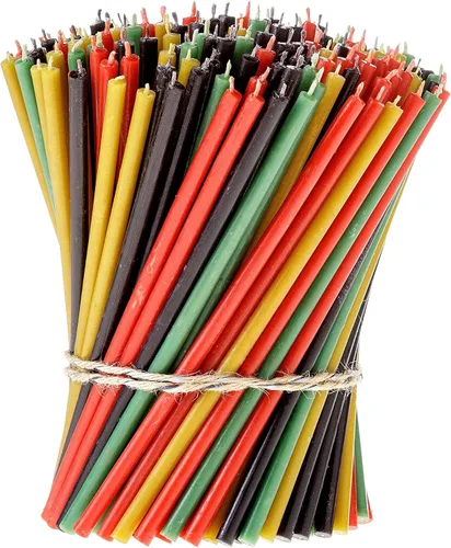 Miniatura 12 de Danilovo Velas finas de cera de abejas – Velas decorativas con aroma a miel, ideales para decoración de cumpleaños u oraciones de la iglesia, 6