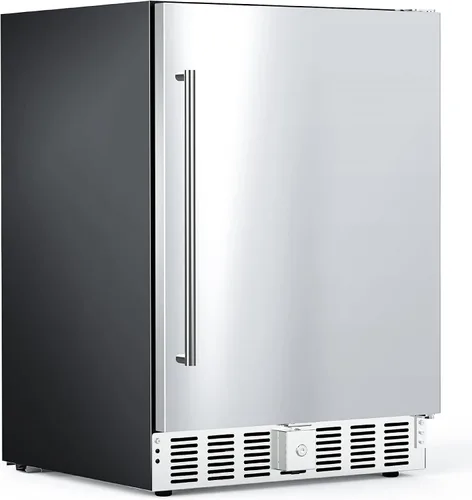 Miniatura 7 de Electactic Mini refrigerador con congelador, refrigerador compacto de 3.2 pies cúbicos con 2 puertas, refrigerador pequeño con termostato ajustable
