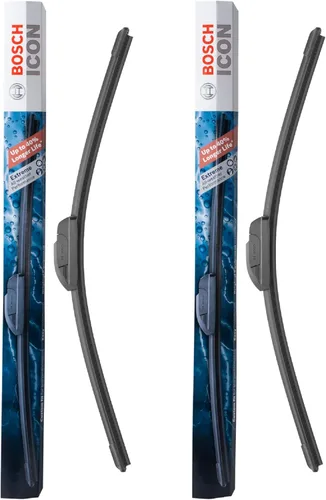Miniatura 3 de BOSCH 28A13A ICON Escobillas Limpiaparabrisas de Haz - Lado del Conductor y Pasajero - Juego de 2 Escobillas (28A y 13A)