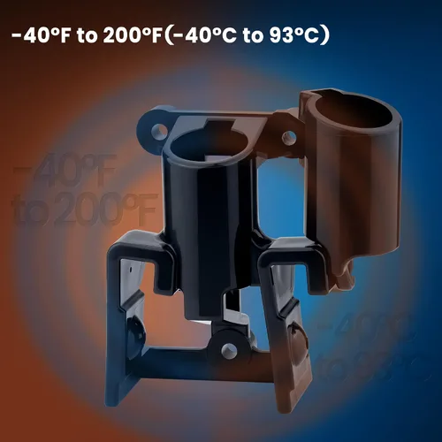 Miniatura 5 de Soporte para Glad Hand, Dazakoot 2 Enchufes y 2 Soportes Glad Hand para Camión Semirremolque, Soporte Organizador para Cable de Freno de Aire