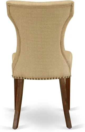 Miniatura 12 de East West Furniture DLGA5-ANA-03 - Juego de mesa y sillas de cocina de 5 piezas, incluye una mesa de comedor redonda con gotas y 4 sillas de comedor