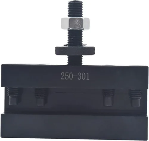Miniatura 3 de CXA 250-301 - Soporte para herramientas de pistón de torno CNC, poste de herramienta de torno de metal para herramientas de torneado y mini torno