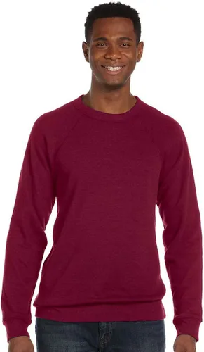 Miniatura 10 de Bella Canvas Sudadera de forro polar de esponja con cuello redondo (3901), Gris oscuro (Dark Grey Marble Fleck), M