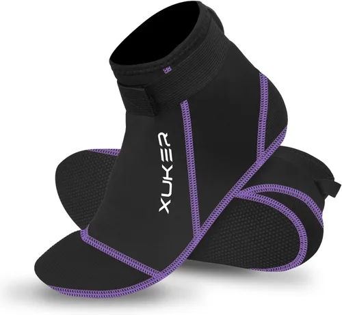 Miniatura 10 de XUKER Calcetines de neopreno, 0.118 in Playa Voleibol Arena Fútbol Agua Traje Calcetines para Buceo Snorkeling Kayak Remo