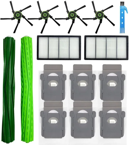 Miniatura 5 de Piezas de repuesto Rodillos para iRobot Roomba s9+(9550) s9 (9150) robot aspirador accesorios kit 4 paquetes 2 juegos de cepillos de rodillo