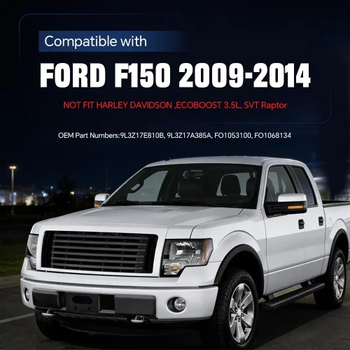 Miniatura 2 de PIT66 Almohadillas de protección para parachoques delantero y soporte de marco para matrícula compatible con Ford F150 2009-2014 9L3Z17E810B