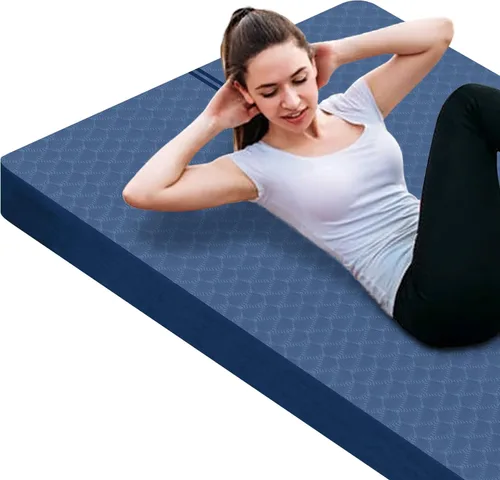 Miniatura 26 de nuveti Tapete Grande para Ejercicios - Tapete de Yoga de 15mm/20mm/30mm de Grosor Tapete de Ejercicios para Fitness, Yoga, Pilates, Estiramientos