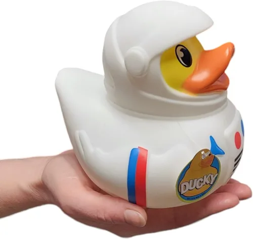 Miniatura 13 de Big Rubber Ducky - Mezcla coleccionable (5.5 pulgadas) de alienígena, robot, dinosaurio, splat, ninja, confeti, corazón rosa, amarillo, unicornio
