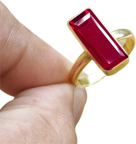 Miniatura 29 de Anillo de plata de ley maciza superpuesta de oro amarillo de 18 quilates para mujer, anillo de compromiso de plata esterlina, juego de bisel