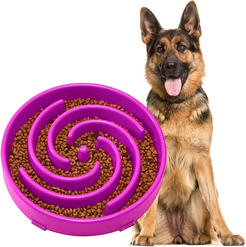 JASGOOD Cuenco de Alimentación Lenta para Perros Grandes y Medianos, Cuencos de Alimentación Lenta Anti-Engullimiento para Mascotas que Previenen la