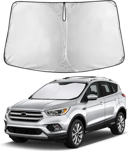 Miniatura 102 de Autovir Parasol para parabrisas Rivian R1S 2022-2024 2025 2026, parasol para ventana delantera, protección UV, bloqueador de calor, accesorios