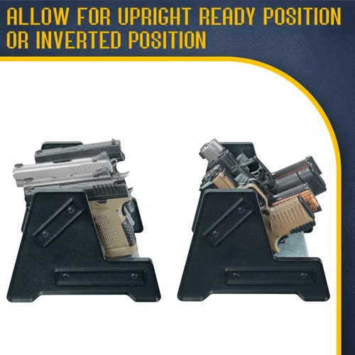 Miniatura 4 de Mind and Action - Soporte para pistola para caja fuerte, organizador de gabinete, accesorios para armas, regalos para hombres