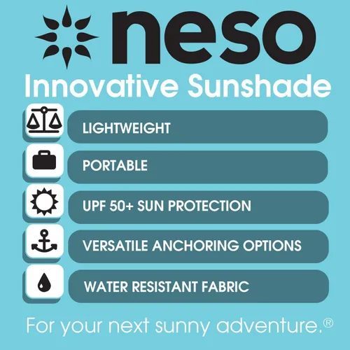 Miniatura 3 de Neso Tienda de Campaña Portátil para Playa Refugio Solar con Anclaje de Arena - Toldo Ligero de Sombra para Playa - Fácil Instalación para Salidas