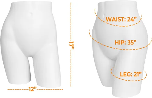 Miniatura 2 de Maniquí femenino sexy de una pieza HIPS para el torso inferior del cuerpo para mostrar la lencería de mujer, maniquíes de glúteos para mostrar