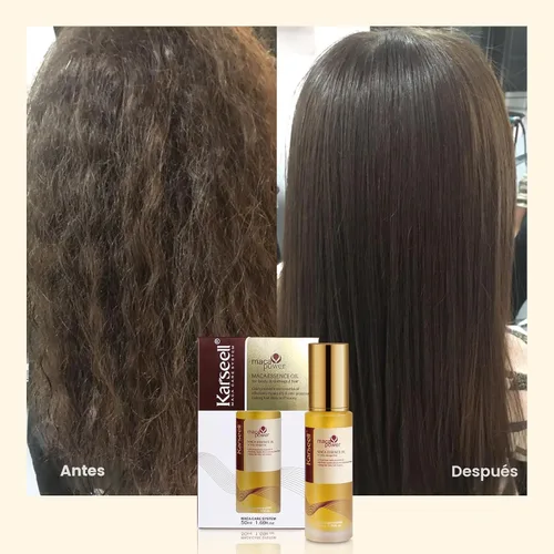 Miniatura 7 de Karseell Aceite de argán marroquí para curación del cabello, prensado en frío, sin peso, aceite de argán, suero para cabello seco dañado, 1.7 fl oz