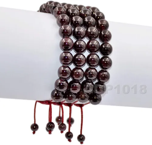 Miniatura 36 de AD Beads Pulseras de piedras preciosas unisex de 0.315 pulgadas (0.315 in), macramé curativo ajustable de 7 a 9 pulgadas Usa esta pulsera
