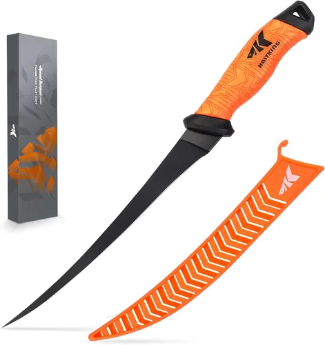 Miniatura 12 de KastKing Speed Demon Pro - Cuchillo de filete – Hoja de acero inoxidable alemán G4116 afilada como navaja, cuchillos de nivel profesional para E: 9