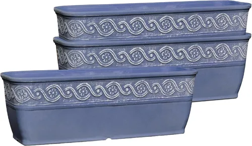 Miniatura 15 de Classic Home and Garden Jardinera Corinthian Trough, 10", Bronce