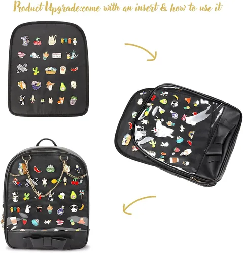 Miniatura 2 de SteamedBun Ita Bag Candy - Mochila con lazo de diseño Kawaii
