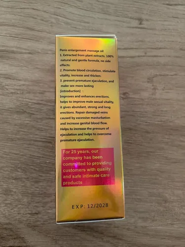 Miniatura 4 de Aceite esencial de masaje para hombres para sexo -Mejora sexual Crema de erección Aceite de crecimiento del pene más largo más grueso Energía Masaje