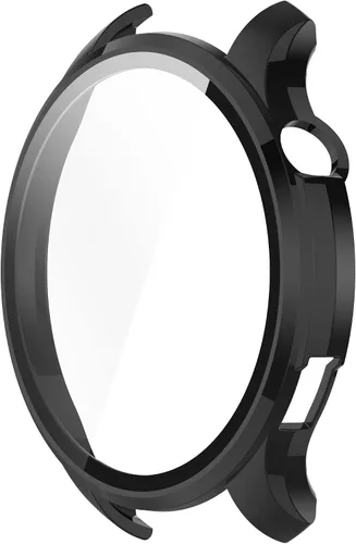 Miniatura 5 de Funda compatible con Amazfit GTR 4, resistente a los arañazos, funda protectora de policarbonato con protector de pantalla de vidrio templado HD