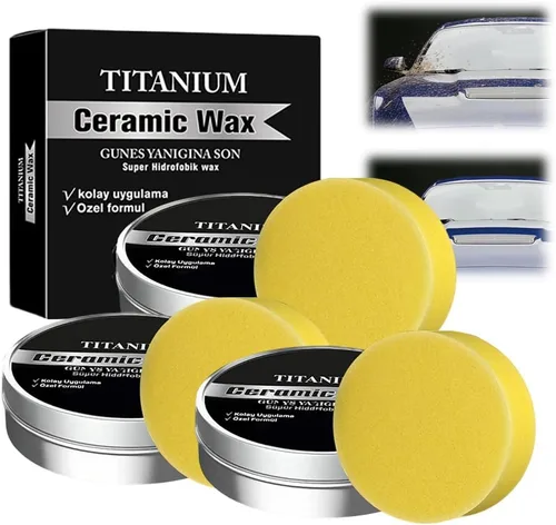 Crema de cera de cerámica de titanio, cera de cerámica mejorada 2026, ceras de pulido para revestimiento de automóvil, pasta de reparación de