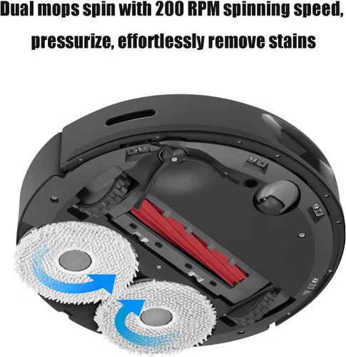 Miniatura 5 de Juego de accesorios de repuesto para Roborock Q Revo Robot Aspirador Partes de repuesto, cepillo principal, cepillo lateral, bolsas para polvo, paño