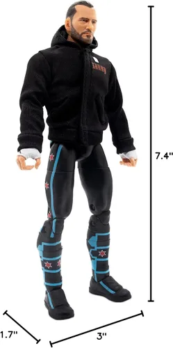 Miniatura 8 de All Elite Wrestling AEW - Figura punk de 1.6 in con accesorios