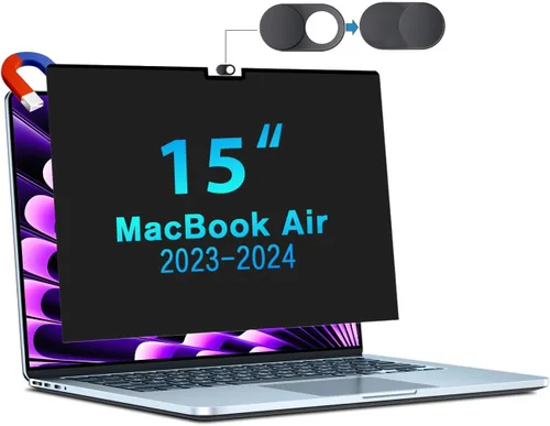 Miniatura 14 de STARY Pantalla de privacidad Macbook Air de 13 pulgadas (2018-2021, M1) y Macbook Pro de 13 pulgadas (2016-2022, M1, M2), magnética extraíble