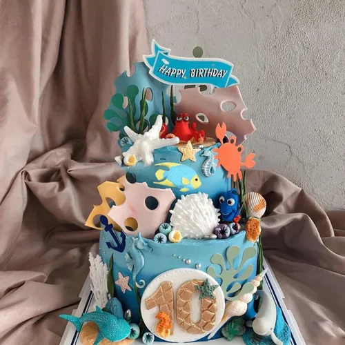 Miniatura 7 de Molde de silicona para fondant, diseño de algas marinas, pescado de mar, coral, para decoración de tartas, decoración de cupcakes, caramelo y goma