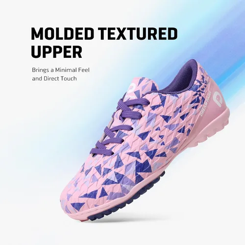 Miniatura 6 de DREAM PAIRS Zapatos de fútbol de césped para niños y niñas con cordones (niños pequeñosniños grandes)