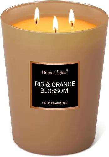 Miniatura 10 de HomeLights - Velas perfumadas, tarro grande de aromaterapia, cera de soja natural, regalo de 130 horas de combustión, galleta casera