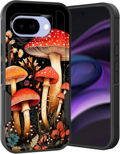 Miniatura 133 de Funda para Pixel 6A, Híbrida de Doble Capa de Servicio Pesado Resistente a Prueba de Golpes PC Duro + Funda Protectora de Silicona Suave para Google