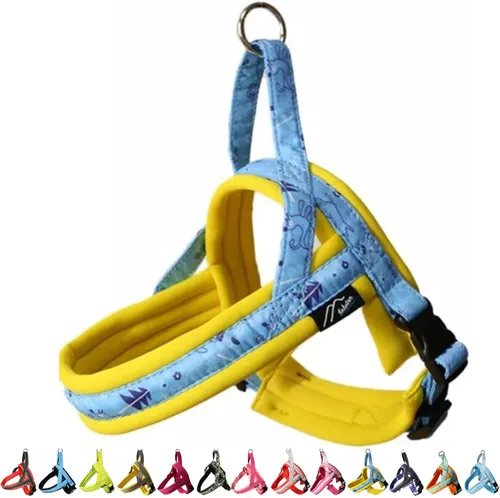 Miniatura 13 de Hakusan - Arnés tipo camuflaje para perro, seguro, sin asfixia, difícil de desconectar, gran ajuste, fácil de poner y quitar, ajustable, reflector