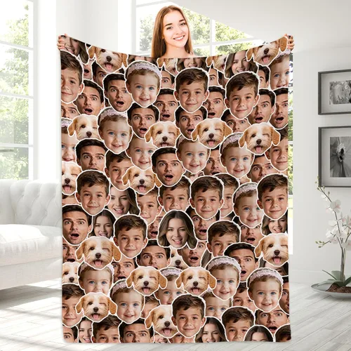 Miniatura 25 de Magimagine - Manta personalizada para papá con foto, mantas personalizadas con foto para papá de parte de su hija o hijo, regalos de cumpleaños