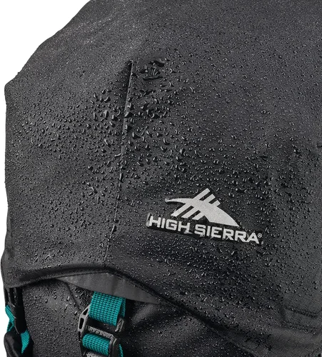 Miniatura 5 de High Sierra Pathway 2.0 Mochila con funda de almacenamiento de hidratación, para senderismo, ciclismo, camping, viajes, color negro, 75 L