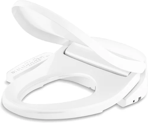Miniatura 15 de Kohler PureWash E580 Asiento de Inodoro Bidé Alargado, Blanco, Tapa de Cierre Silencioso Previene Golpes, Boquilla Autolimpiante, Presión de Agua