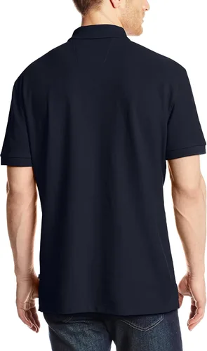 Miniatura 2 de Nautica playera polo clásica de mangas cortas, color sólido, para hombre